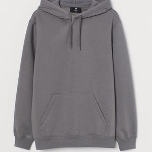 H&M Grey Oversized Hoodie